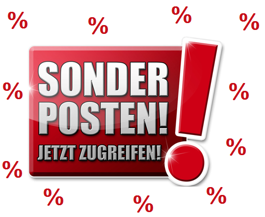 (Bild für) stark reduzierte SONDERPOSTEN